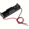5pcs 18650 Power Bank Cases 1X 3.6V-4.2V 18650 Battery Holder Storage Box Case 1 Slot Battery Container with Wire Lead