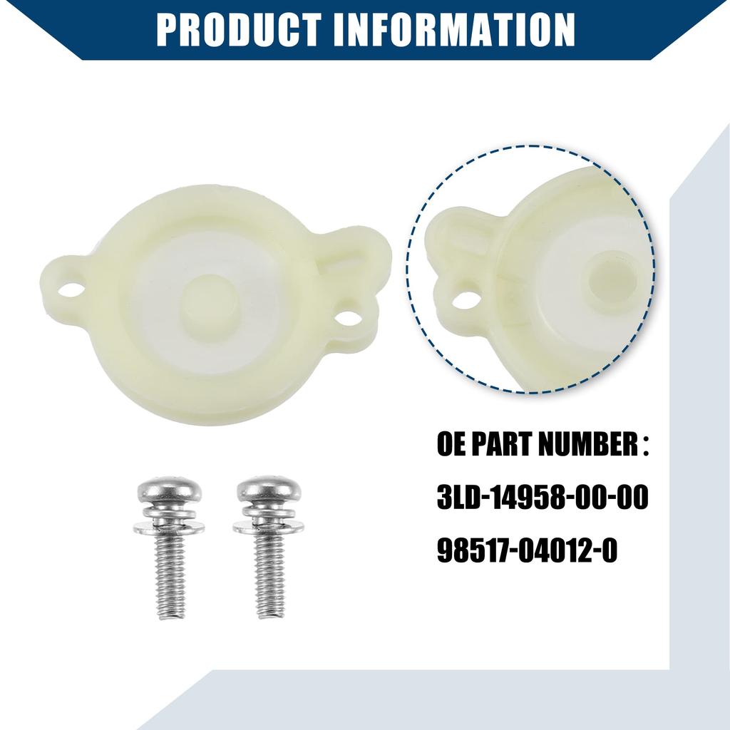 uxcell Bottom Carburetor Diaphragm Cover Fits 3LD-14958-00-00 Yam Aha Fits Road Star 1600 1700