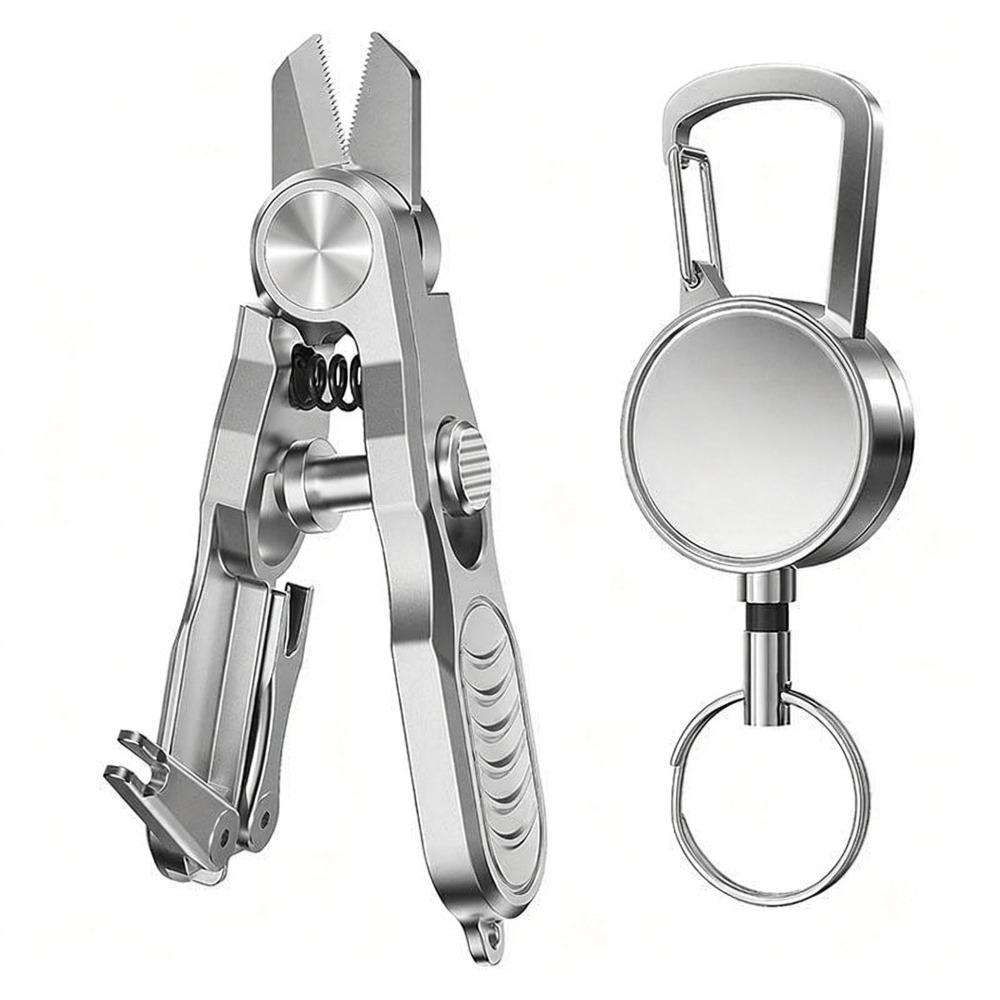 Stainless Steel Fishing Line Cutter Three-in-One Fish Knot Tying Tool Knot-tying