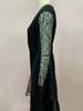 Elegant 2025 Black Lace Embroidered Fishtail Evening Dress for Women