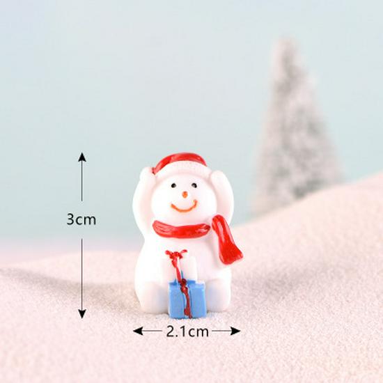 Ornements de Noël à faire soi-même: Mini Figurines & Décorations de Bureau - Poupées Père Noël & Bonhomme de Neige