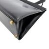Salvatore Ferragamo Compact Vara Ribbon Handbag Handbag Leather Black Women Used