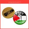 Prémiová brožová připínka s vlajkou Palestiny ze zinkové slitiny Jedinečný a stylový doplněk pro tašky a šperky Velkoobchod