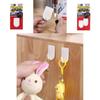 Ganchos Adesivos Para Paredes Ásperas Cabides de Plástico Pesados Sem Marca Estilo Japonês Decoração de Casa Armazenamento de Banheiro