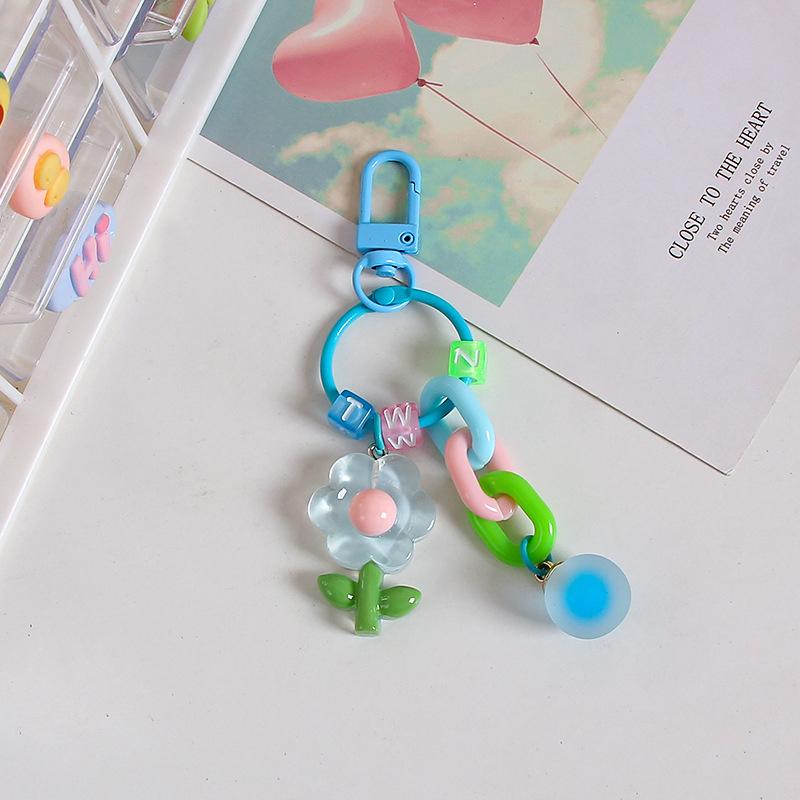 

Инс Милый Брелок Тюльпан Цветной Шар Подвеска Маленький Свежий Смола Брелок для Ключей Автомобиля Женский Аксессуар для Рюкзака Шарм для Чехла Телефона Подарок