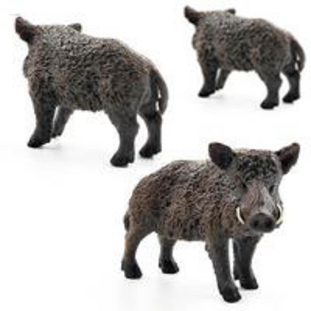 7.2cm Wild Life Wild Boar Toy Figurine PVC Figures 14783 NEW Garage Kit For Home Decoration