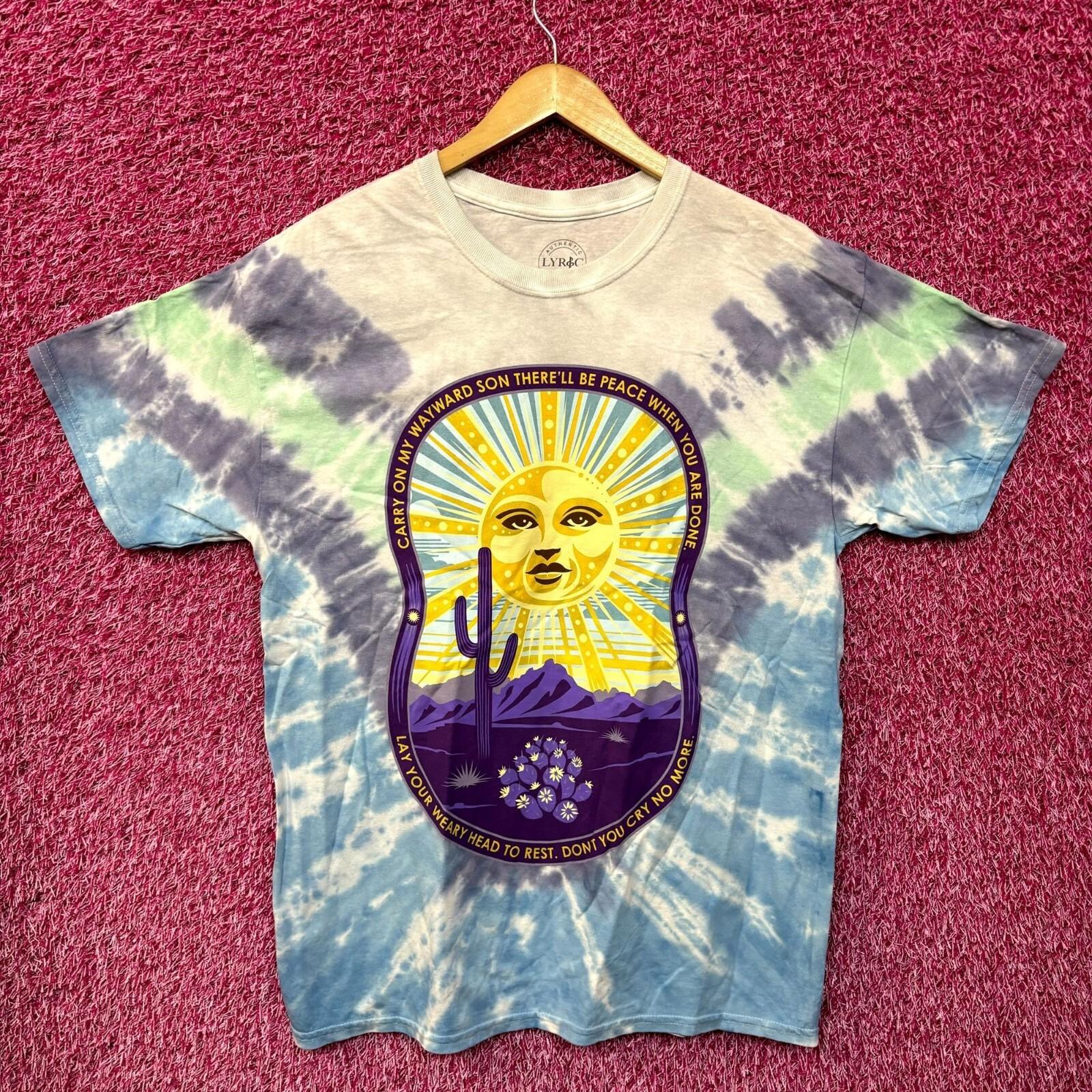 

Kansas Carry On Wayward Son Lyric Desert Rock Tie Dye L M
