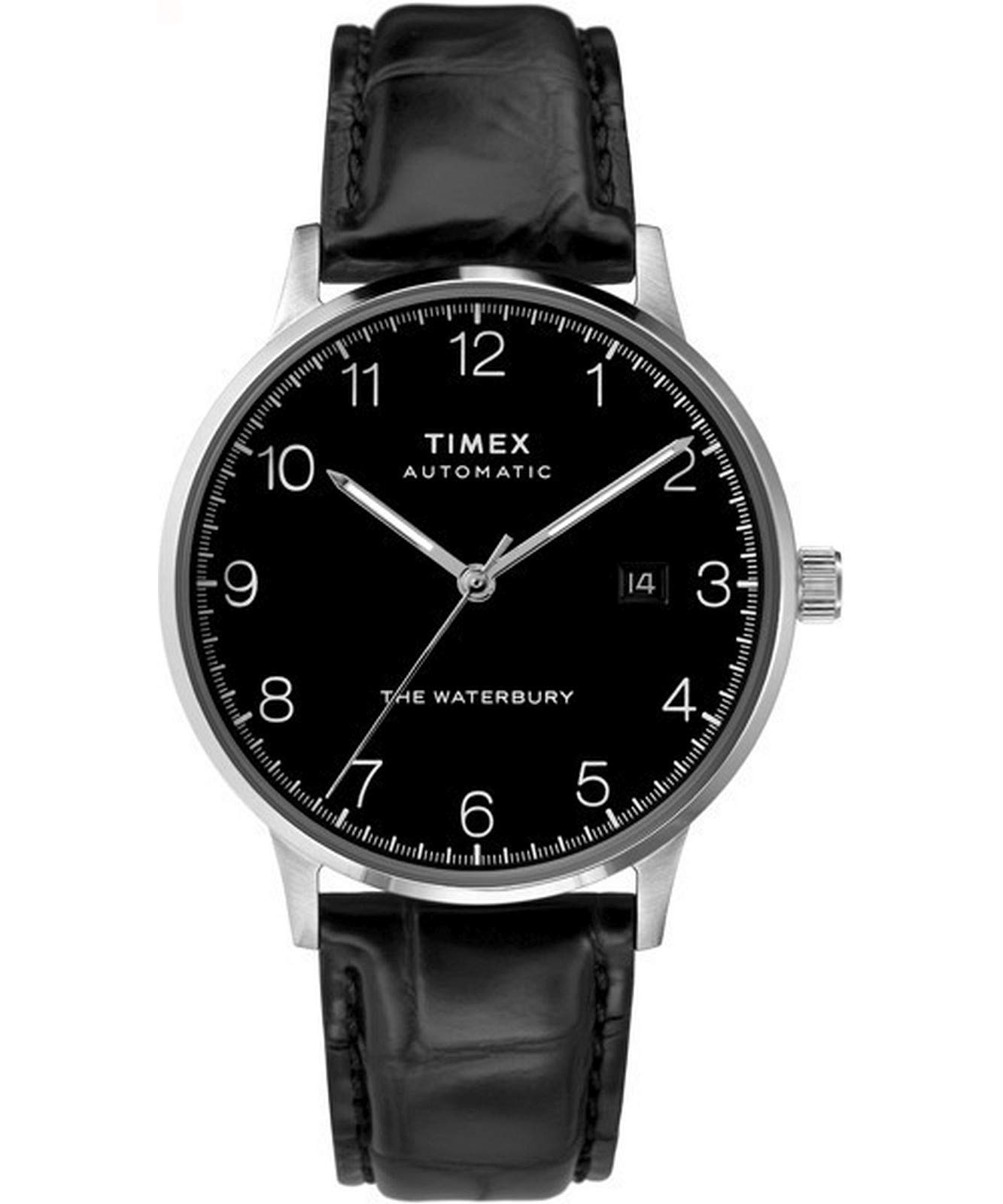 

Waterbury automatic watch, black/classic/leather. , automatic watch.