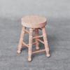 1Pcs Dollhouse Log Round Stool Mini Ornament
