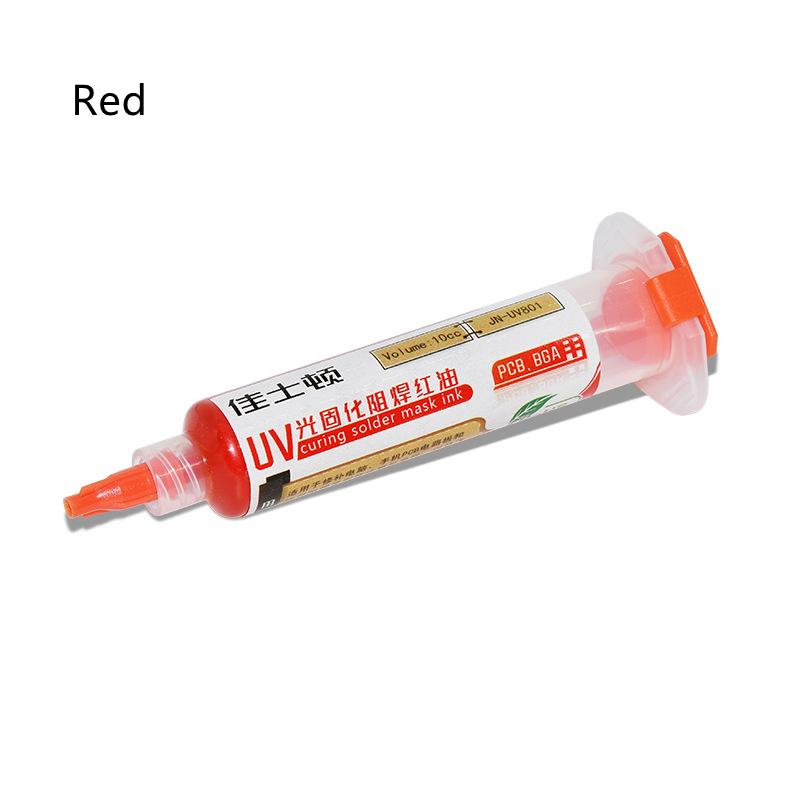 Cerneală de pastă de mască de lipit cu întărire UV de 10cc pentru placa de circuite PCB BGA izolatoare Protejează pastă de lipit Flux ulei