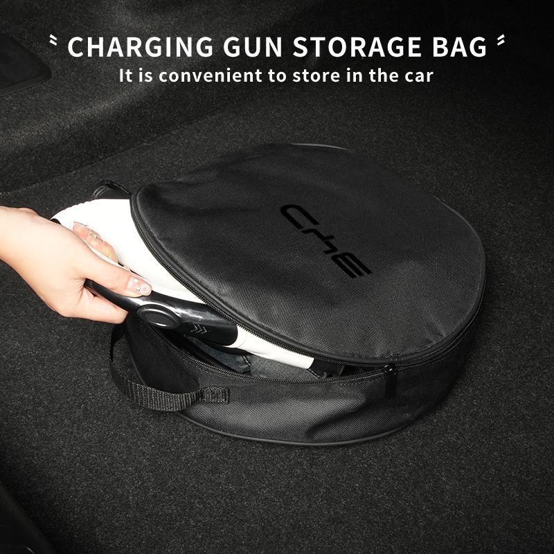 BME1 Car Trunk Storage Bag Auto Tool Charging Gun Organizer Bag For BYD S6 S7 E5 E6 M6 G3 G5 T3 13 F3 F0 Tang Song Qing Yuan Max