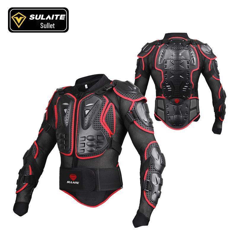 Speedlight Motorcycle Armor Set: Trail Rally Jacket & Knee Pads