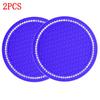 2Pcs Bling Car Cup Holder Coaster with Rhinestone Anti Slip Insert Mat Pads for Women Girls Universal Auto Interior Accessories