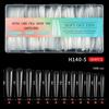 240/504Pcs Extra Long C Curve Nail Tips Clear False Nail Tips For Gel Acrylic Press On Nails Professional Home Diy With Box