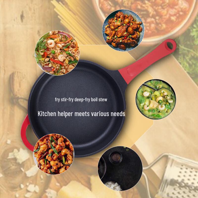 Versatile Non-Stick Deep Frying Pan