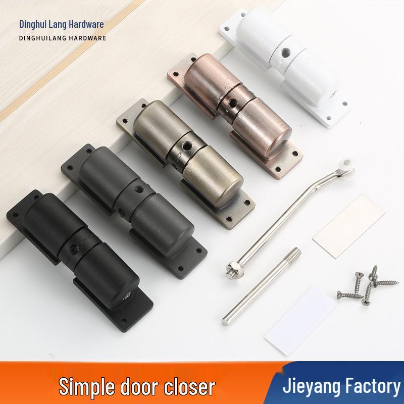 Ayarlanabilir Alüminyum Alaşımlı Gizli Çift Yaylı Kapı Kapatıcı