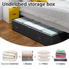 Non-woven Underbed Quilt Storage Bag Organizer Wardrobe Clothes Dust Moisture-proof Finishing Bag Foldable Storage Box 100x50x18