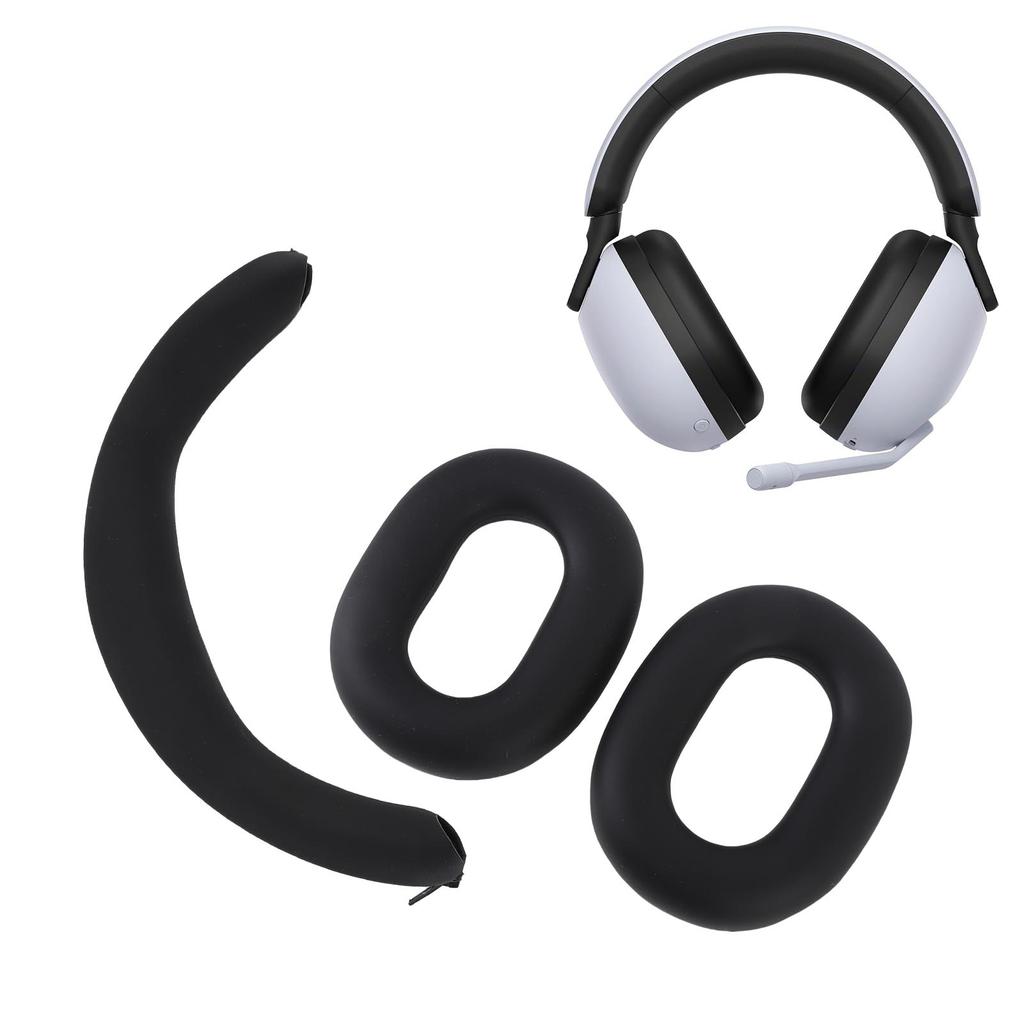 Stirnbandbezug und Ohrpolsterbezüge Silikon-Ersatzset für INZONE H7 für INZONE H9 Kopfhörer