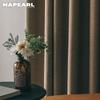1 Stück NAPEARL Präzisions-Verdunkelungsvorhang 70% Verdunkelung Unifarbener Fensterbehang für Wohnzimmer Schlafzimmer Heimdekoration