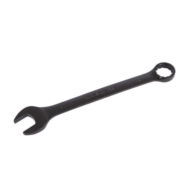 Black Dual-Head Open-End Box-End Wrench Set for Auto Repair and Maintenance