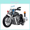 Safe And Smooth Inertial Police Motorcycle Toy With Sound And Light