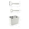 Multifunctional Kitchen Gadget Set 6 Pieces with Storage Seat Scissors Fruit Food Supplement Tool Combination Set