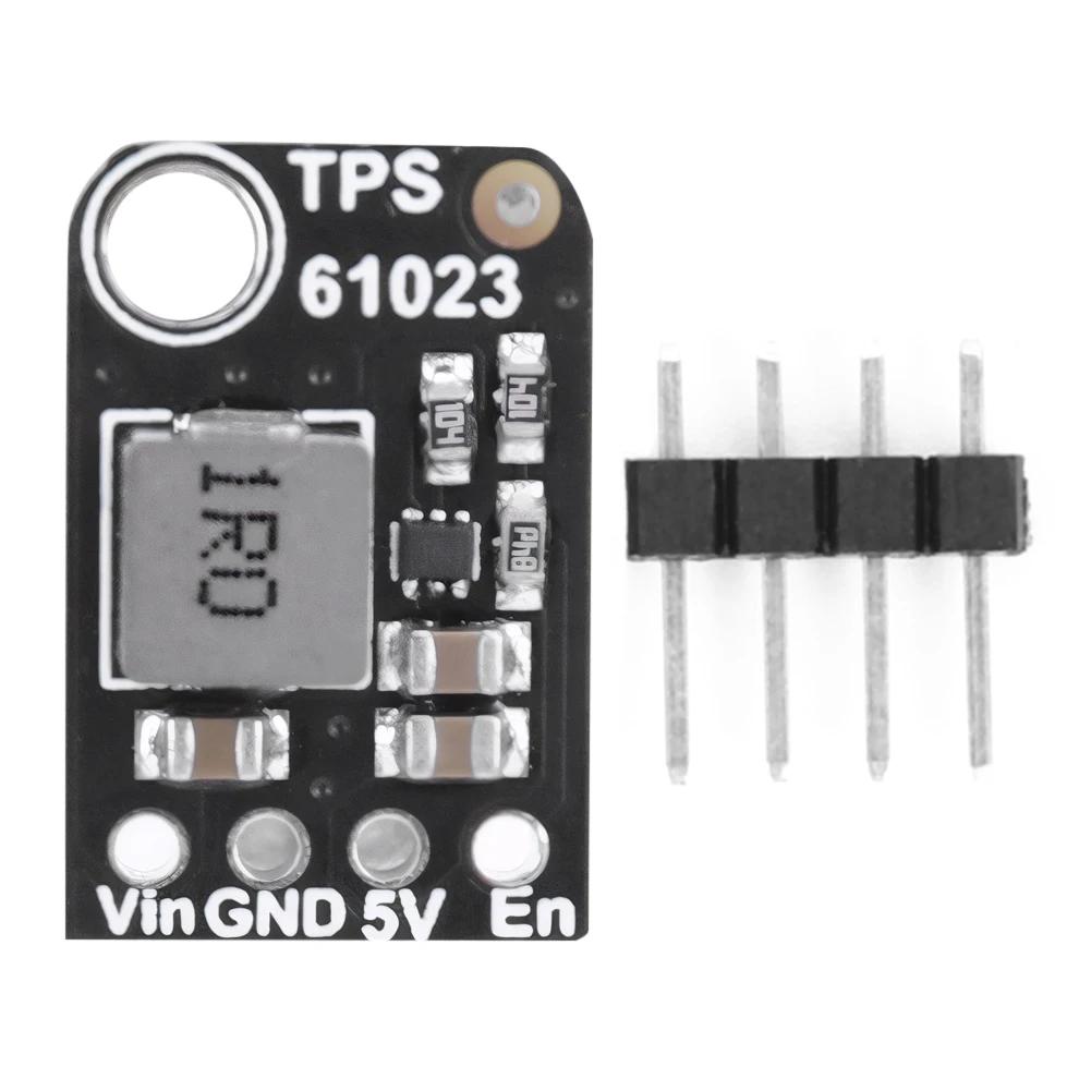 

TPS61023 Mini Boost Module 5V 1A Boost Regulator Voltage Regulator Boost Module Automatic PFM Operation Mode From 2-5VDC To 5V 1PCS