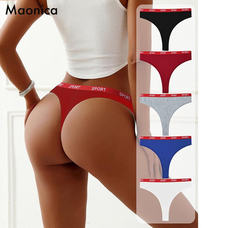 

Європейський Розмір Низька Посадка Сексуальні Стрінги з Ниток Чиста Бавовна Жіноча Білизна Трусики Антибактеріальна Ластовиця Т-труси Жіночі L синій