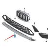 BMW X1 F48 Front Bumper Lower Trim (51117425974)