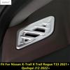 Armaturenbrett Air AC Lüftungsauslass Abdeckung Zierleiste Zubehör für Nissan X-Trail X Trail Rogue T33 - 2026 / Qashqai J12 - 2026