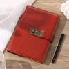 200 Pages A5 Notebook with Coded Lock Diary Book Retro Password Lock Notebook  Business