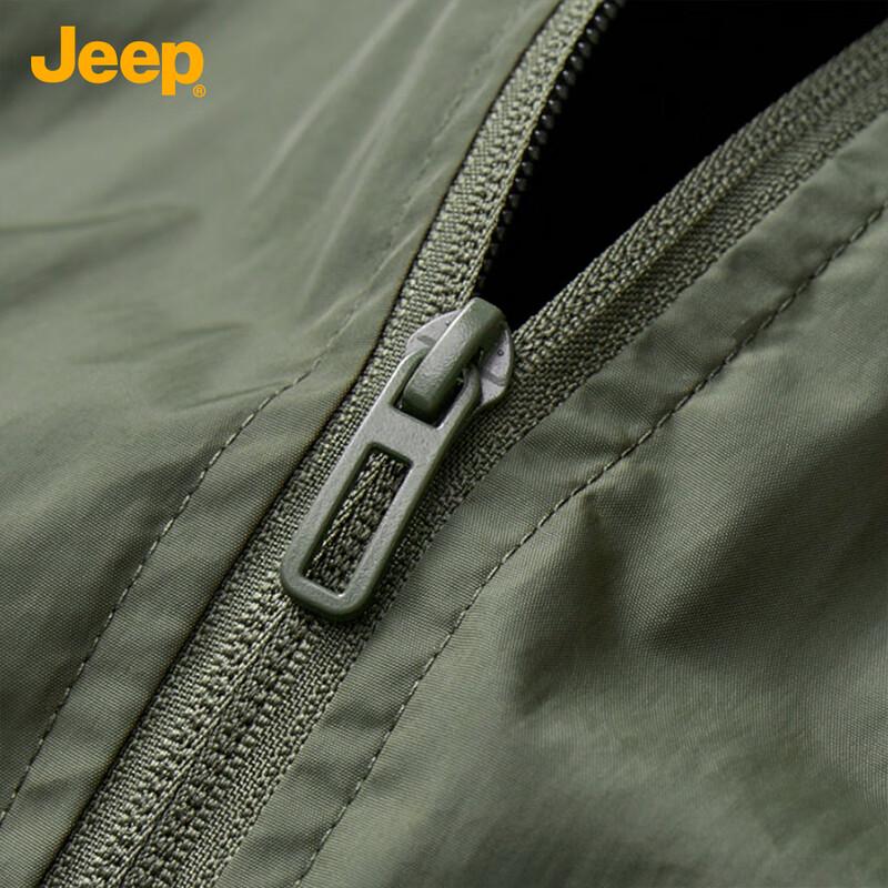 JEEP Unisex Hooded Windbreaker Jacket