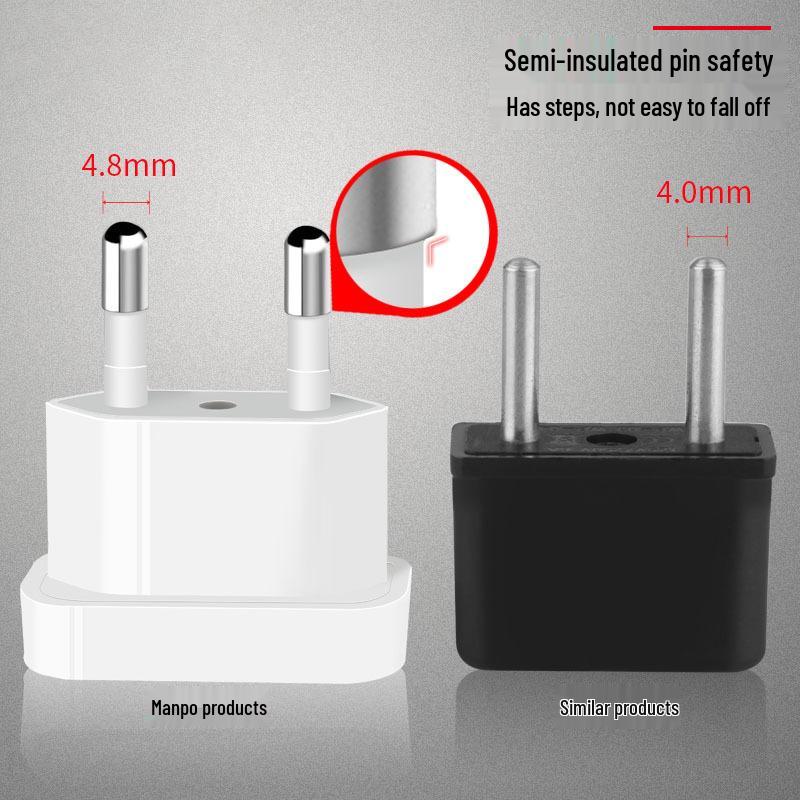 American to European Plug Adapter & European to American Conversion Socket