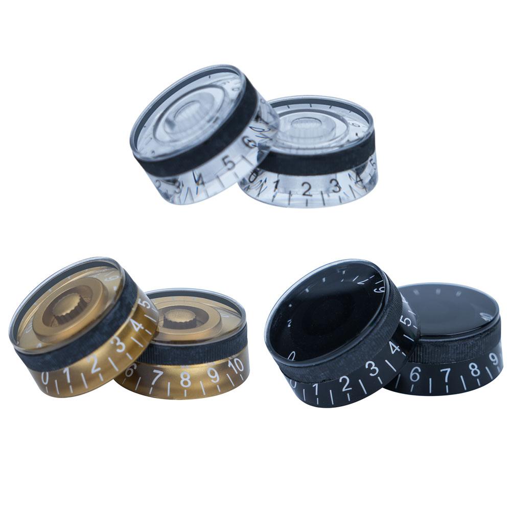 3pcs/4pcs Electric Guitar Knobs Speed Volume Tone Control Knobs Compatible for LP Style Electric Guitar Parts Replacem