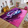 1pc KPop Demon Hunters RUMI8 Design Printed Area Rug Carpet for Bedroom Living Room Home Decor Rugs Mat Non Slip Mat Rug for Bedside