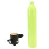 Mini Scuba Tank 0.5L Portable with Pressure Gauge Mini Diving Oxygen Cylinder for Snorkeling Green