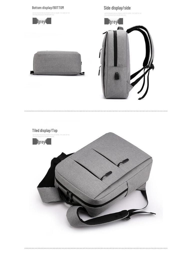 Men's Large Capacity Business Laptop Backpack for Travel and School