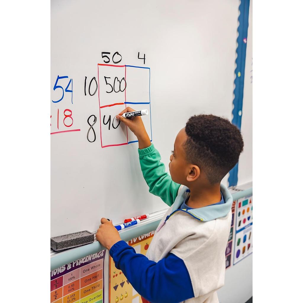 Low Odor Dry Erase Chisel Markers, Tip, Assorted, 8/Set (item)