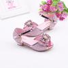 Toddler Kids Girls Pearl Butterfly-Knot Crystal Single Princess Shoes Sandals