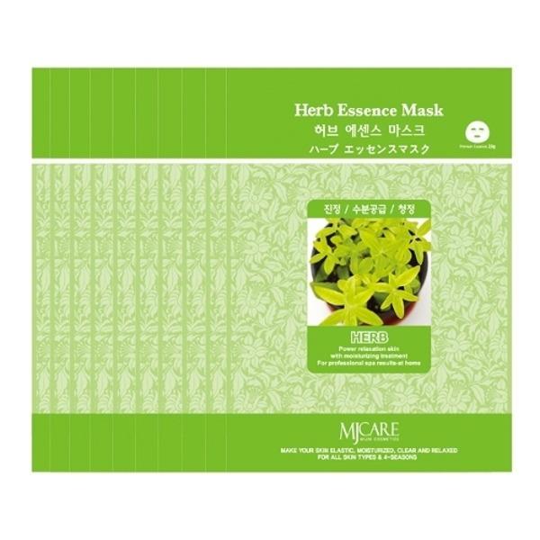 [100 sheets] Herb Skin Soothing Moisture Essence Mask Sheet Pack_18565325_634664