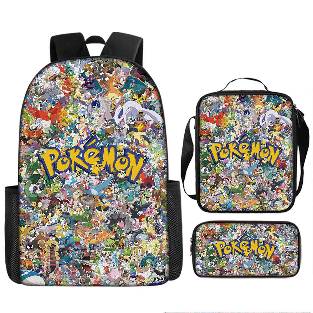 Primary And Secondary School Students Schoolbag Cartoon Backpack Breathable And Wear-Resistant Children'S Backpack Satchel Pencil Bag Set