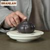 150ml Retro Yixing Purple Clay Teapots Handmade Cold Riverpot Raw Ore Green Gray Section Mud Kettle Zisha Tea Set Accessories