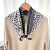 Summer New Mulberry Silk Square Scarf Fashion Silk 61cm Xili Yarn Handmade Curled Silk Scarf Scarf