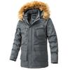 2026 New Winter Men Long Coat Military Fur Hood Warm Tactical Bomber Army Korean Thick Multi Pockets Overcoat Male Warm Parka
