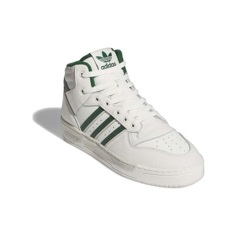adidas Oryginalne buty deskorolkowe Rivalry Warm z wysoką cholewką i antypoślizgową podeszwą, unisex, białe sneakersy ID6211