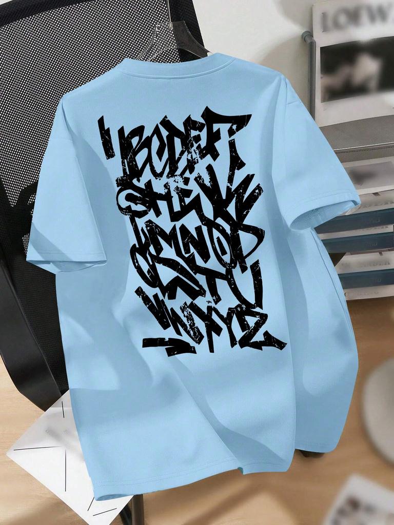 Graffiti Alphabet Street Art Print On Premium Soft 100 Cotton Unisexs T Shirt Perfect for Summer Casual Streetwear Style