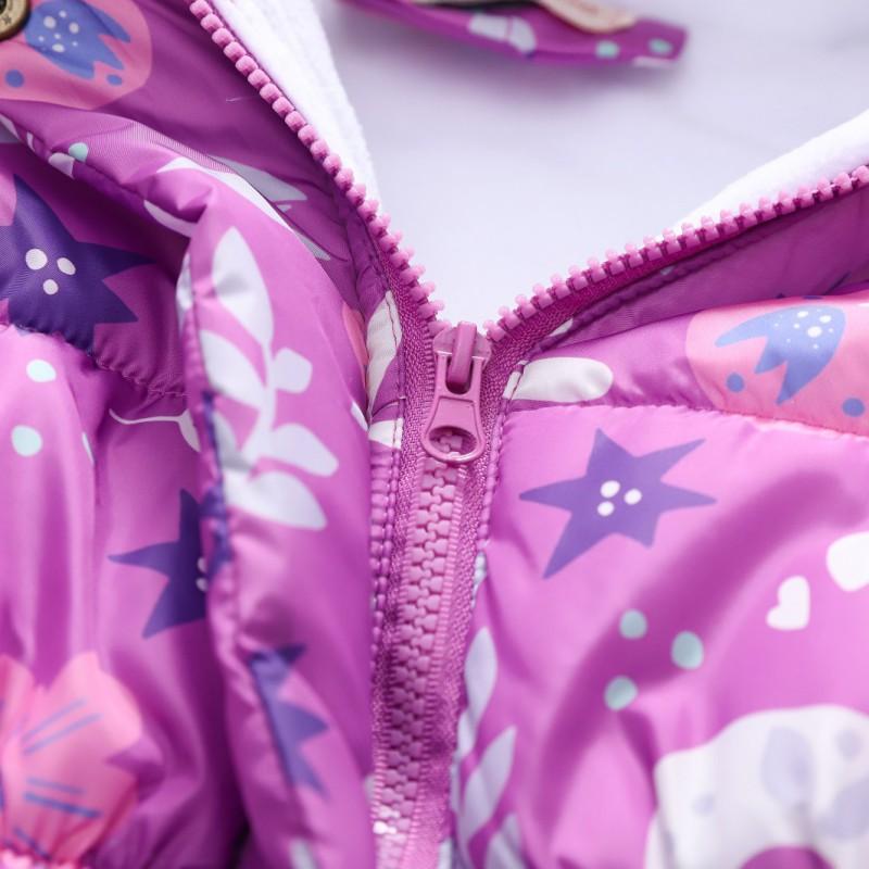 Kids Girls Winter Thick Warm Hooded Long Coat Windbreak Outwear