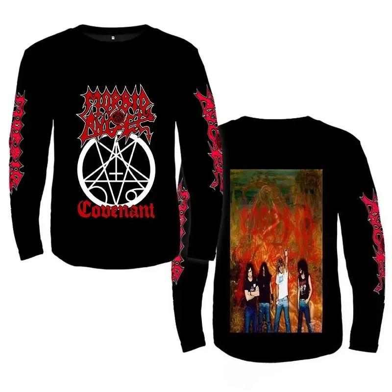 

Morbid Angel металева група чоловіча та жіноча 3D-друкована футболка з довгим рукавом вуличний ретро спортивний одяг Харадзюку чоловічий одяг 4XL