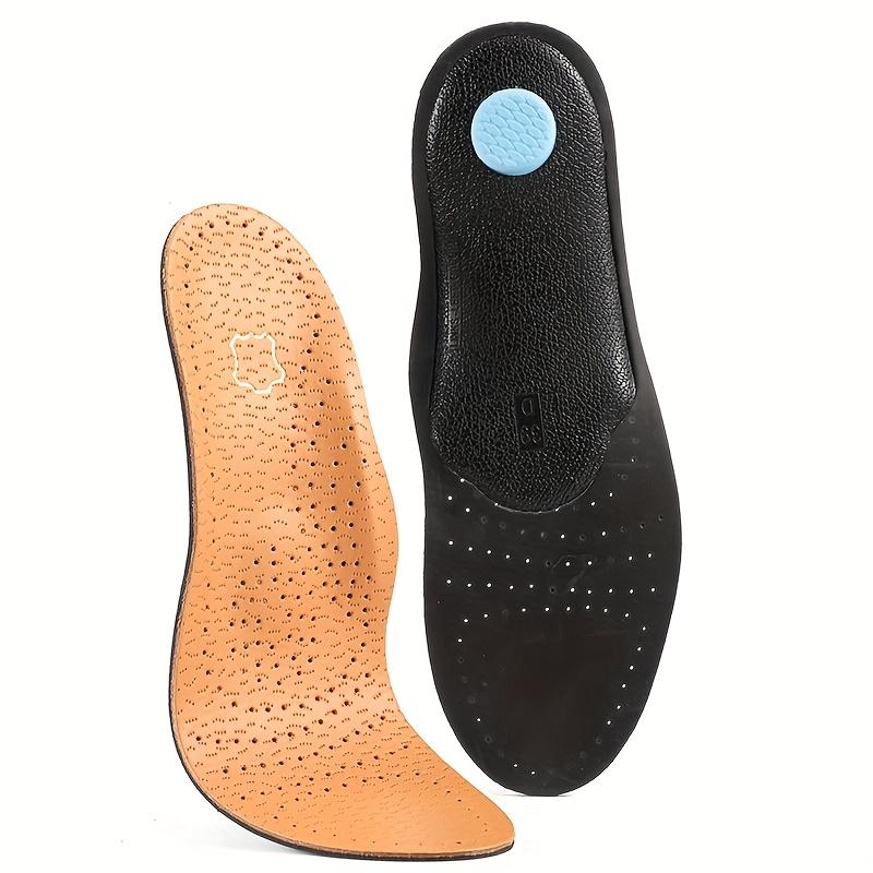 Arch Support Insoles for Men and Women - PU Orthopedic Cushioned Insoles, Flat Feet Correction Inserts for Casual & Dress Shoes