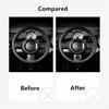 Real Carbon Fiber Car Steering Wheel Button Frame Sticker For Mini Cooper R55